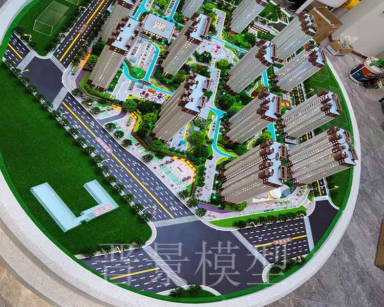 晋景模型：房地产销售模型建筑沙盘模型制作要点有几项？